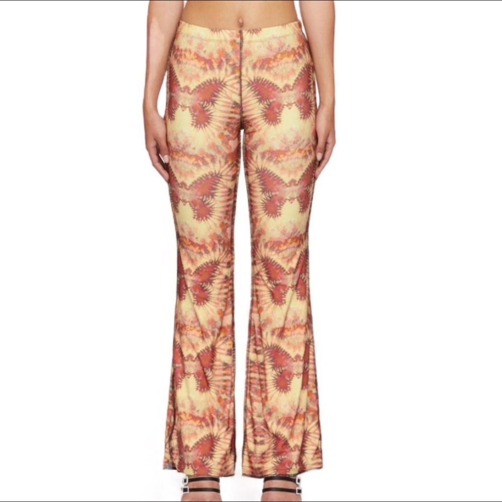 Omighty orange and brown butterfly pants